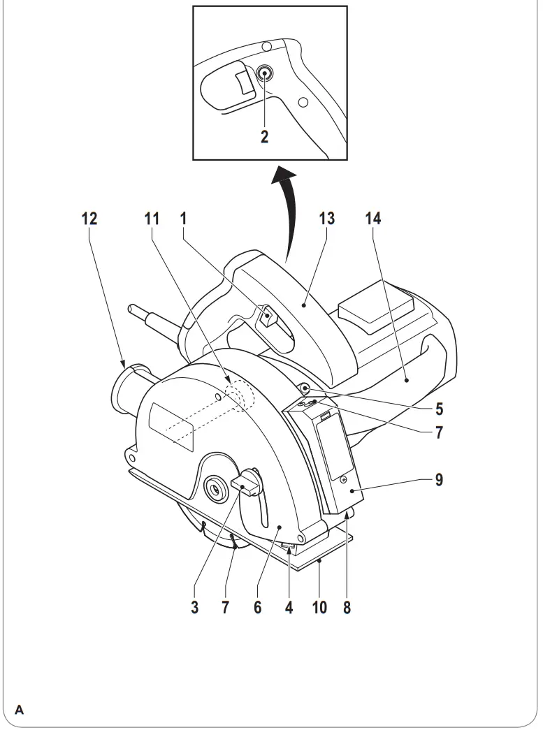 FERM WSM1009 Wall Chaser - fig 1