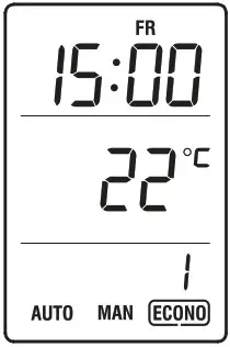 Honeywell TL6120 5 2 Electric Heating Programmable Thermostat - Economy mode