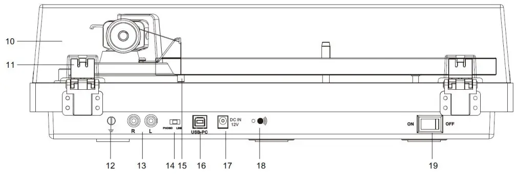 Lenco Turntable with Bluetooth Transmission - CONNECTIONS2
