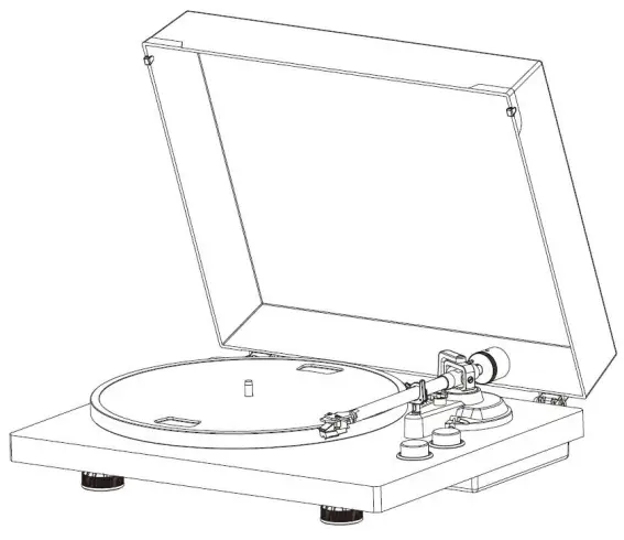 Lenco Turntable with Bluetooth Transmission