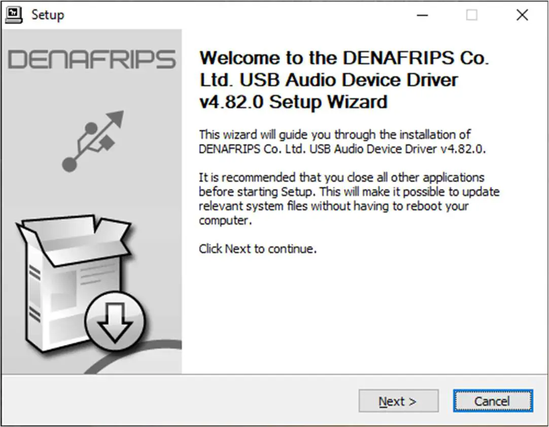 DENAFRIPS GAIA DDC USB Digital Interface Player - Installation Guide