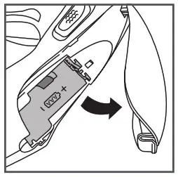 Homedics PED-1200 Pedicure Callus Remover Instruction - INSERTING THE BATTERIES