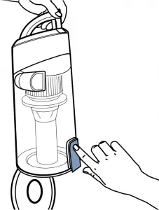 Cleaning Dirt Tank Instructions