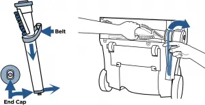 Cleaning Brush and Belt Instructions