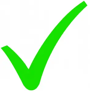 tick mark symbol