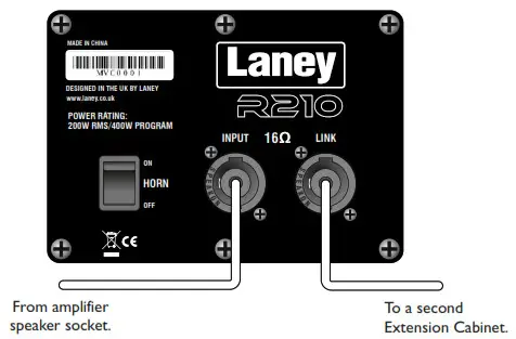 Laney R210 Bass Guitar Cabinet - Product Overview 0