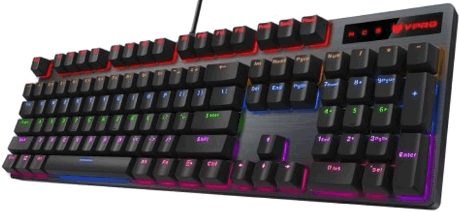 rapoo v500pro backlit mechanical gaming keyboard