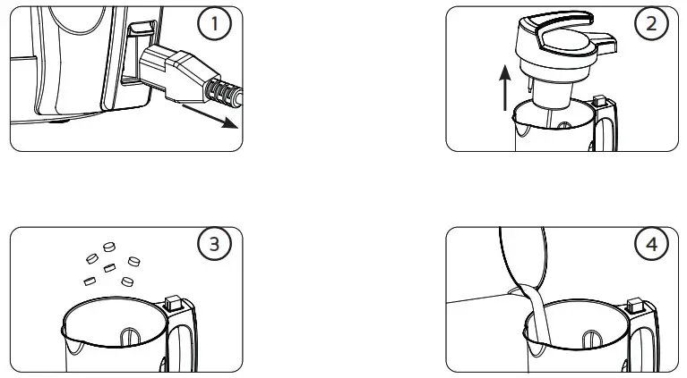 DOMO DO705BL Soup Maker 2- programme