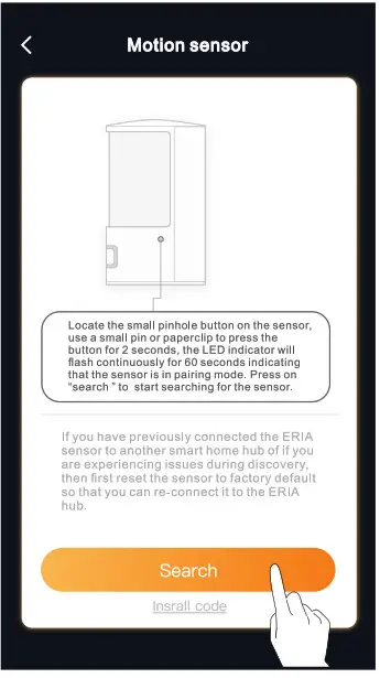 ADUROSMART 81823 ERIA Wireless Motion Sensor- Falsh