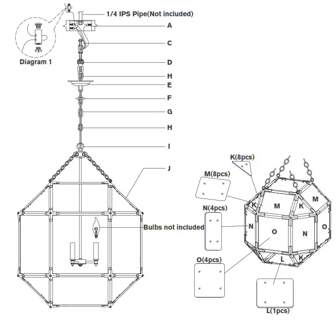 VISUAL COMFORT SK 5010 Suzanne Kasler Morris Large