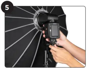 Westcott Manny Ortiz Beauty Dish Switch - Mounting a Speedlight 5