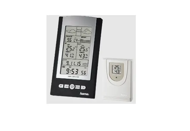 Hama 00186355 Ews-800 Weather Station Instruction Manual