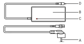 magnum Pathfinder 350 Fat Tire Electric Bike - Charger