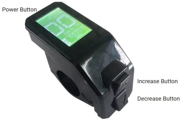 magnum Pathfinder 350 Fat Tire Electric Bike - Power Button