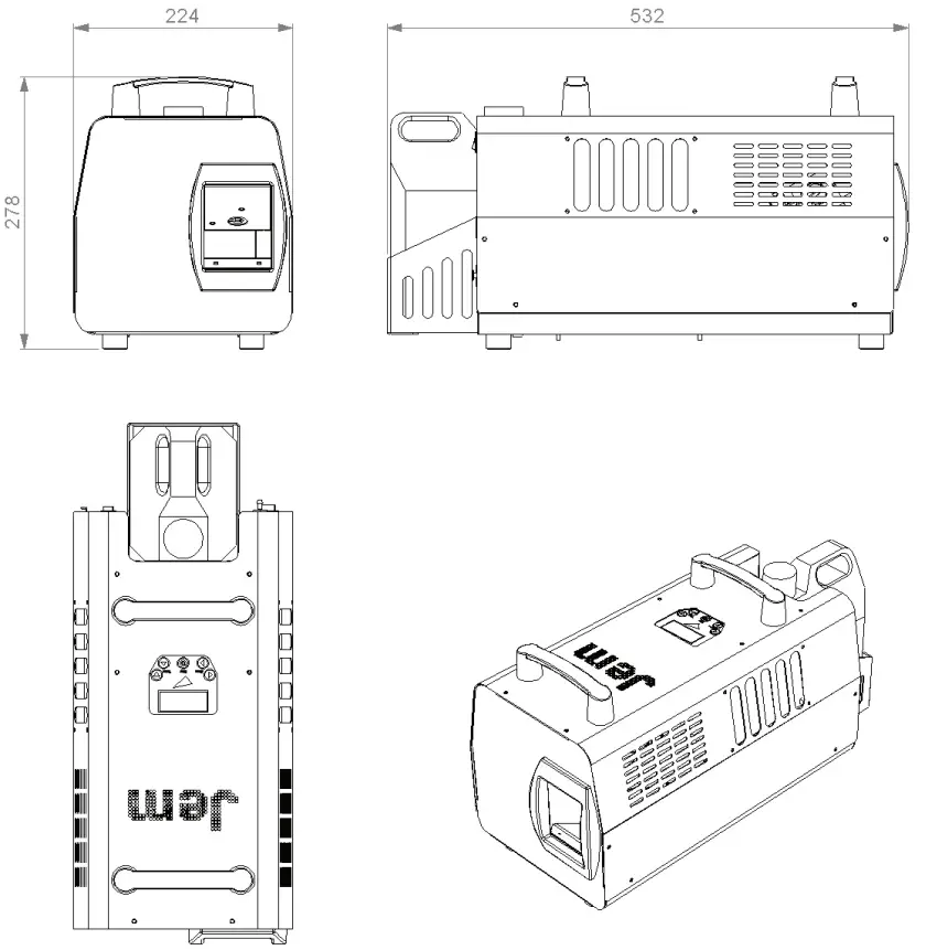 Martin JEM 35010033 D Compact Hazer Pro Froggys Fog - Legal