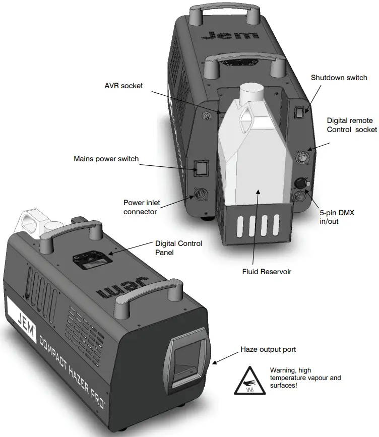 Martin JEM 35010033 D Compact Hazer Pro Froggys Fog - Product details