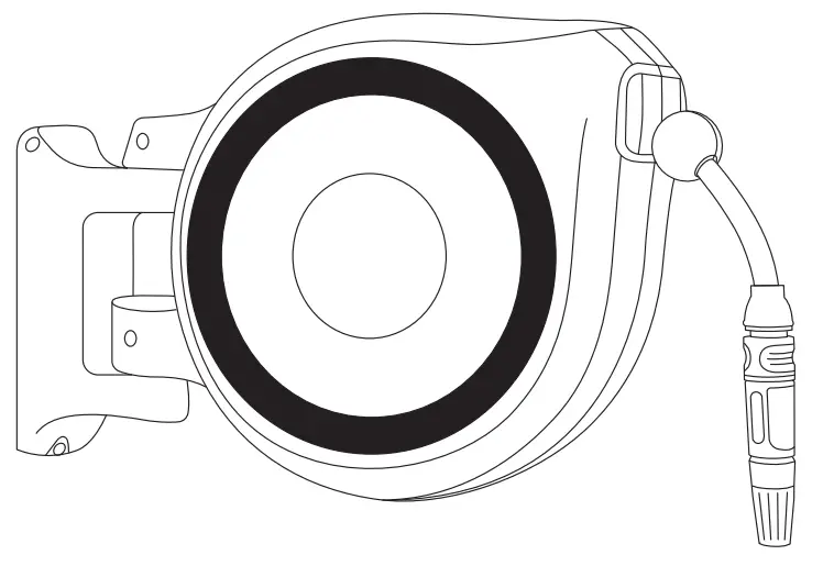 GARDENA RollUp ML Wall Mounted Hose Box