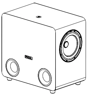 FOCAL REC0015905-000 Sub One 8-Inch Powered Studio Subwoofer fig1