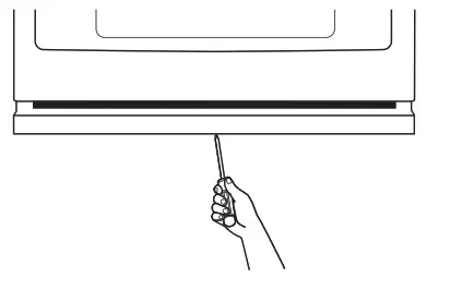 MONOGRAM ZSB9232NSS 240V 30 Inch Advantium - BOTTOM TRIM 2