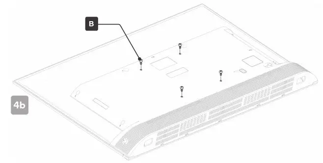 kogan 55” SMART HDR 4K LED TV - Optional wall-mounting installation 1