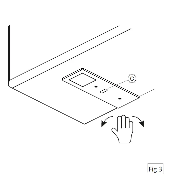 DOMUS LINE 1227505N Polar D-Motion Smart Light Under Cabinet fig 4