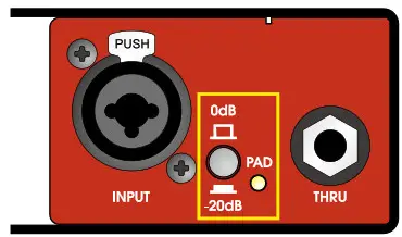 UNiKA PRO148 Pro Series Audio Interface Single Active Direct Box - INPUT