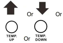 Lifeplus GD9315BCW 5JA Infrared Wood Cabinet Heater - Setting Desired Temperature 1