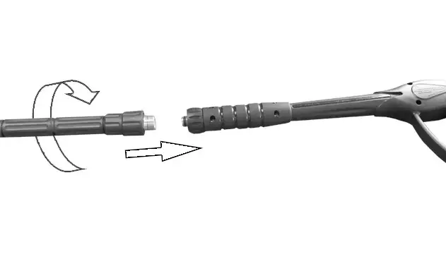 Clarke KING 200 Professional High Pressure Hot Washer - CONNECT THE HIGH PRESSURE HOSE 4
