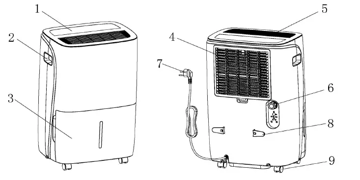 FREONIC-FHCD251AWG-22-Pint-3-Speed-Dehumidifier-1