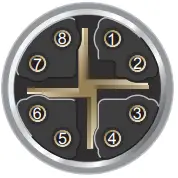 westermo Viper 12A Series 12 Port Ethernet M12 switches - Ethernet connector