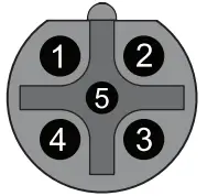 westermo Viper 12A Series 12 Port Ethernet M12 switches - Power connector