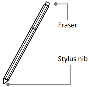 mobiscribe KBE60P22 6.8 Inch E Ink Digital Notepad - Staylus 2