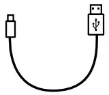 mobiscribe KBE60P22 6.8 Inch E Ink Digital Notepad - cable