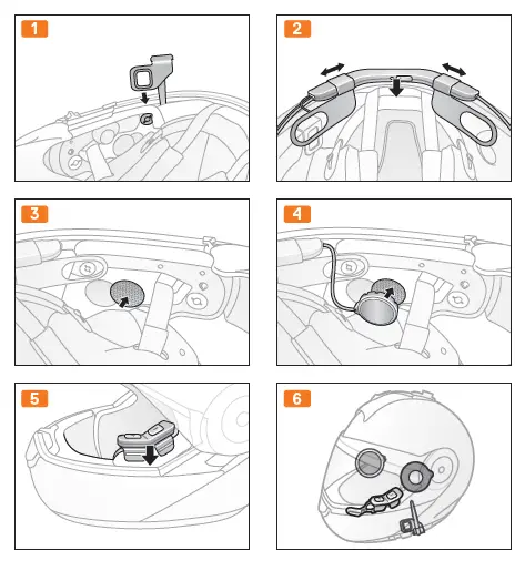 SCHUBERTH- SC10UA -Sena- Motorcycle -Intercom -FIG 2