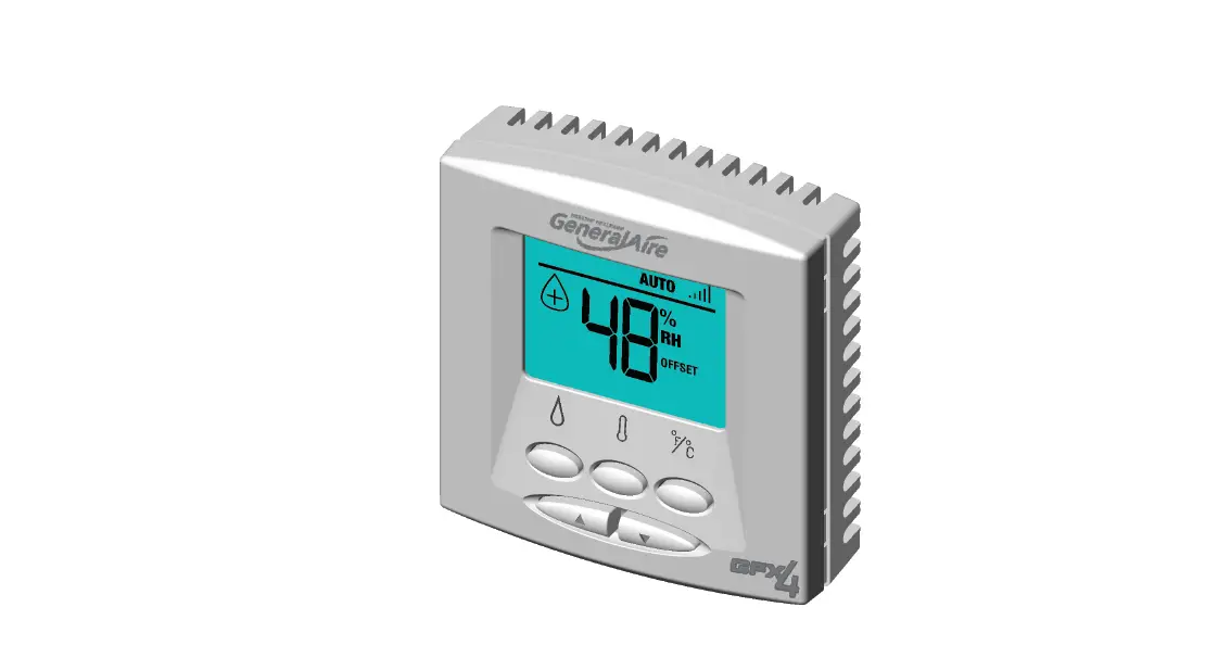 Generafl Aire Gfx4 With Furnace Blower Motor Control Instruction Manual