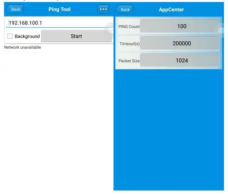 CHAINWAY C66 Mobile Data Terminal - PING tool