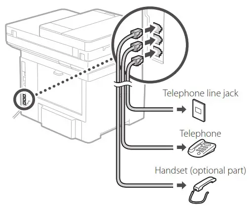 Canon MF550 Series MF553DW i SENSYS Multifunction Printers - Fax Setup