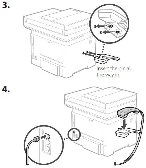 Canon MF550 Series MF553DW i SENSYS Multifunction Printers - Handset 2