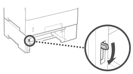 Canon MF550 Series MF553DW i SENSYS Multifunction Printers - Installing the Optional 4