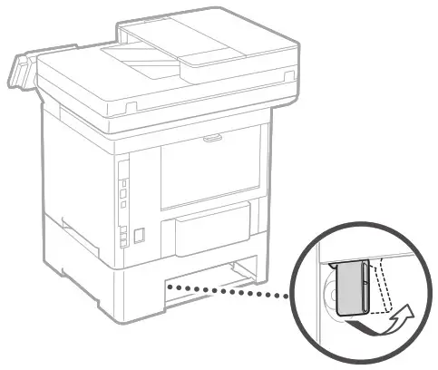Canon MF550 Series MF553DW i SENSYS Multifunction Printers - Installing the Optional 5