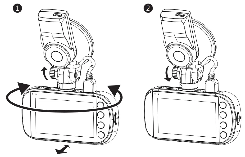 Z-EDGE Z3D Dash Cam Dual Cameras on a Budget - Adjust Device Position