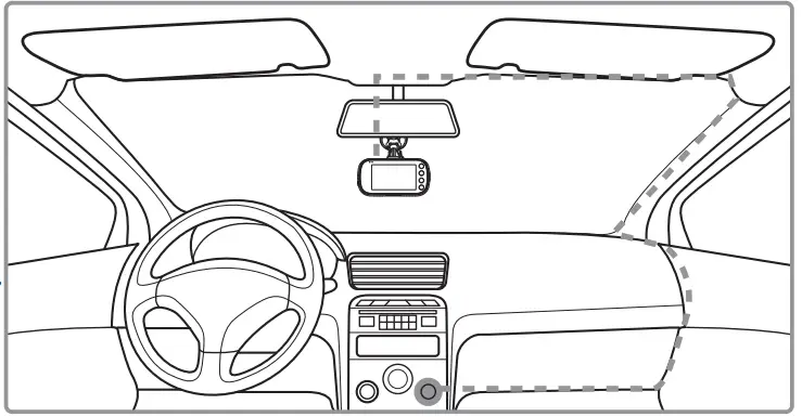 Z-EDGE Z3D Dash Cam Dual Cameras on a Budget - Recording Screen 1
