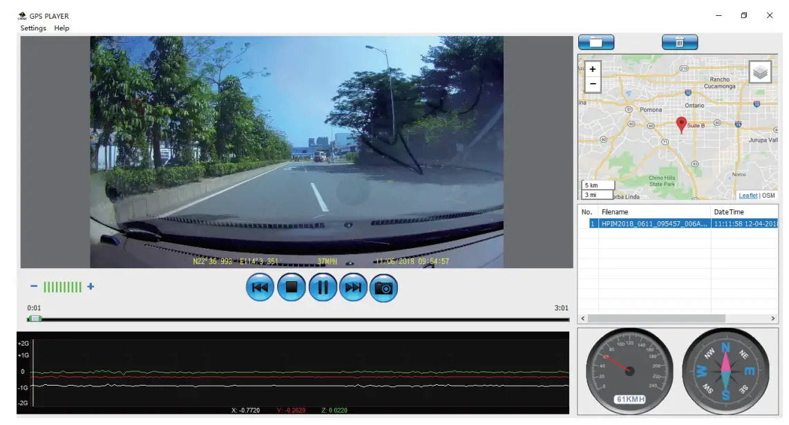 Z-EDGE Z3D Dash Cam Dual Cameras on a Budget - app