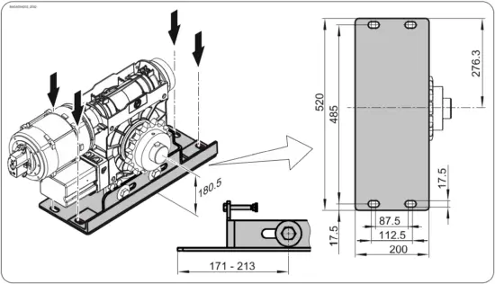 GFA KE 80.24-5500 - Mounting 1