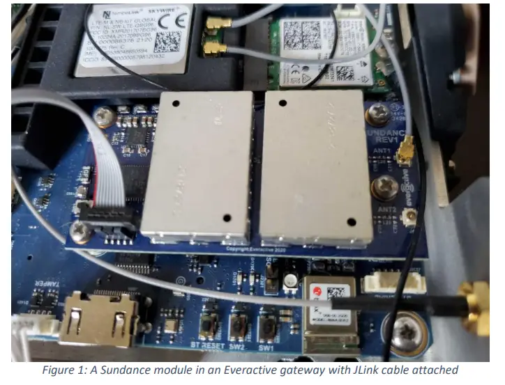 Connect the JLink programmer