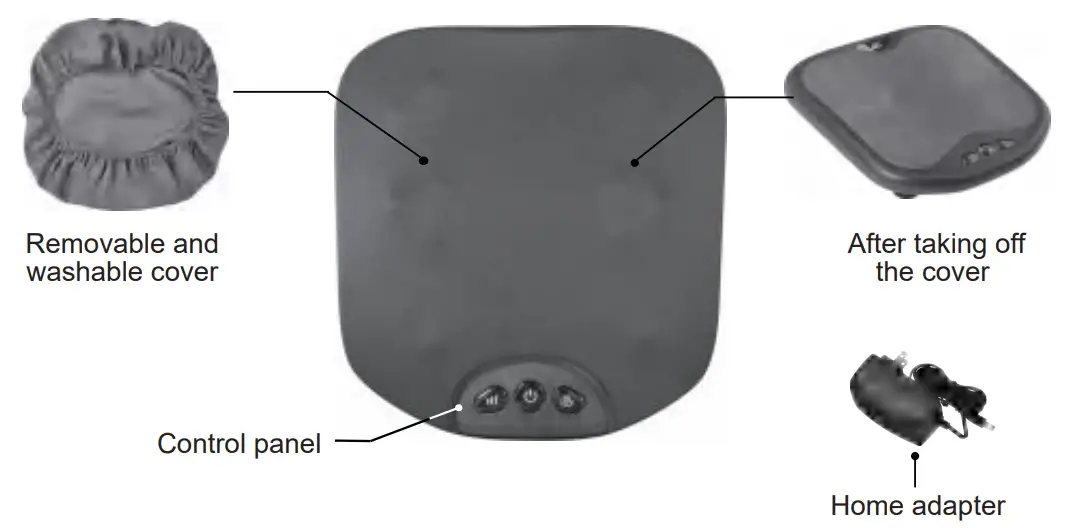 Snailax SL 593 SHIATSU FOOT MASSAGER WITH HEAT-fig1