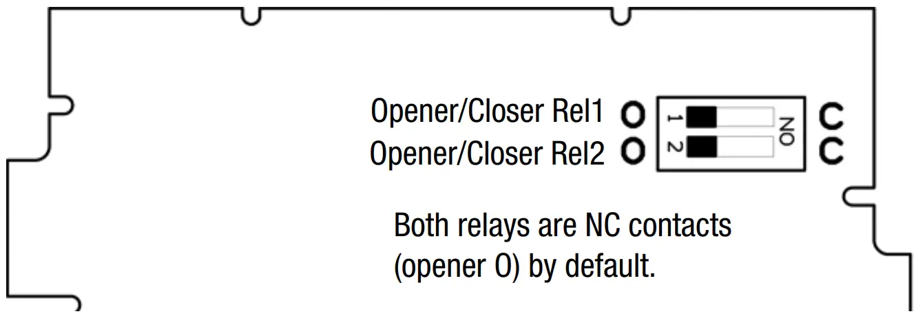 Setting of relays