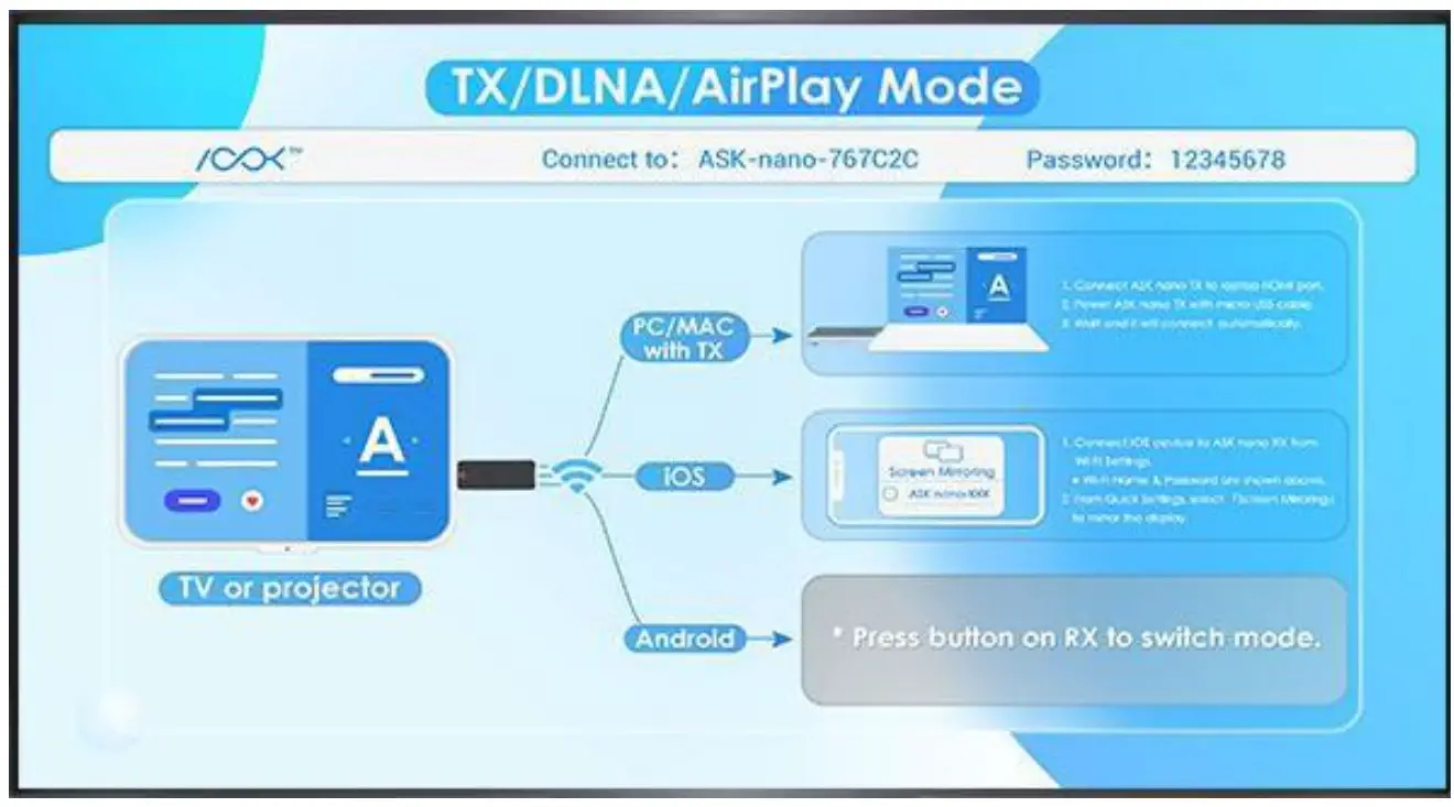 RGBlink ASKnano Wireless Presentation and Collaboration System - app 5