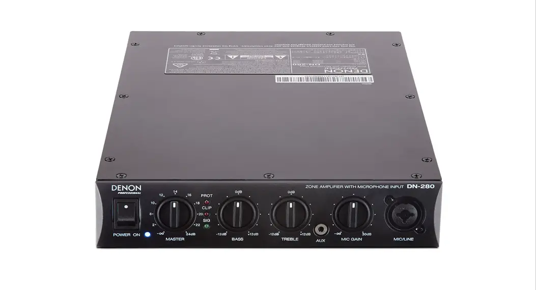 Denon Professional Dn-280 Zone Amplifier With Microphone Input User Guide Denon Professional Dn-280 Zone Amplifier With Microphone Input User Guide