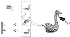 FIG 1 QAZQA Camel Bird WL Brass